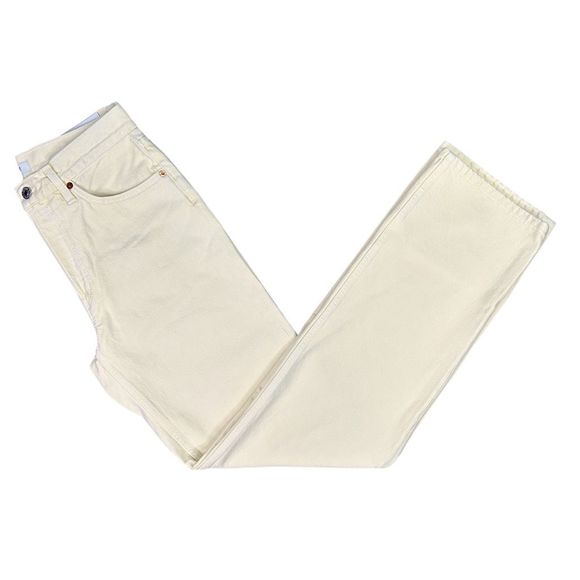 RE/DONE Loose Long Jeans - Size 25 - Maize (Light Yellow / Cream) - Picture 2 of 6